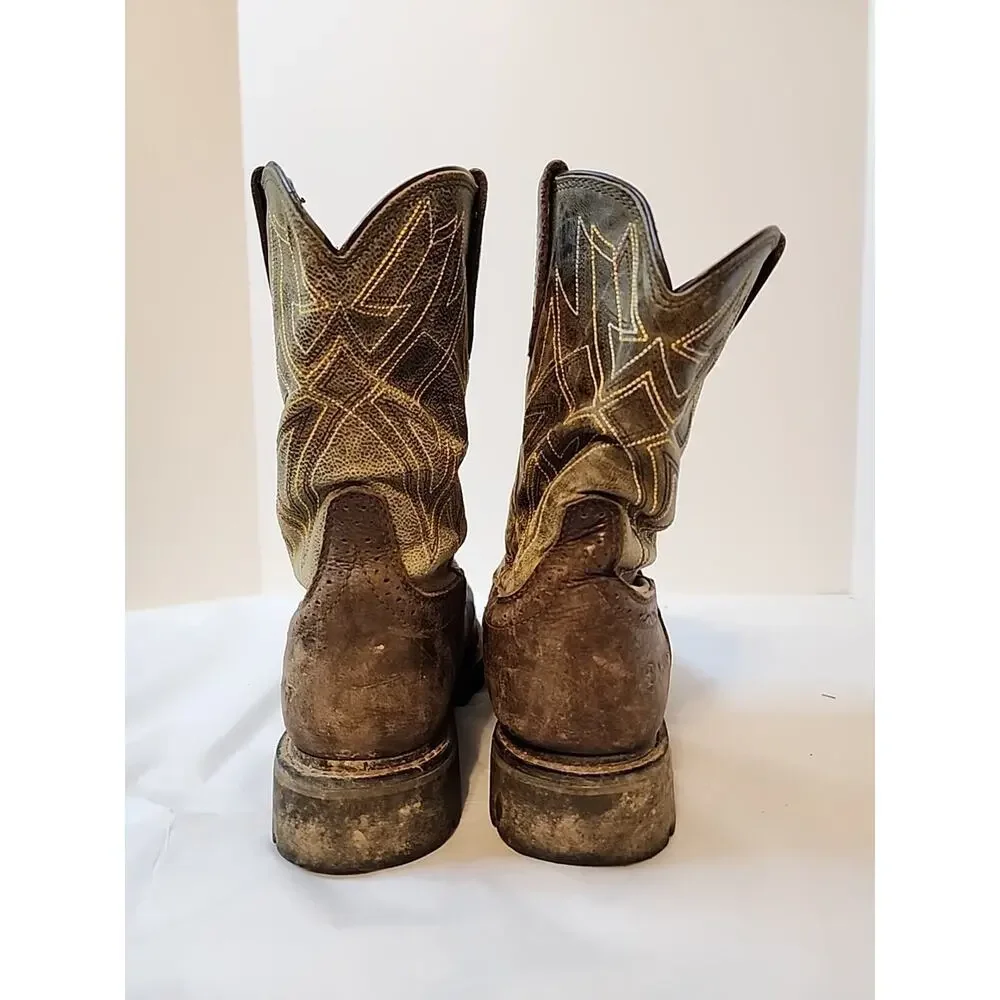 Ariat Steel Toe Mens 8.5 D Work Boots brown